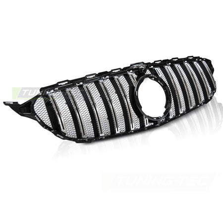 Griglia Sport Nero Cromato per Mercedes W205 (anni 18-) Griglia Anteriore