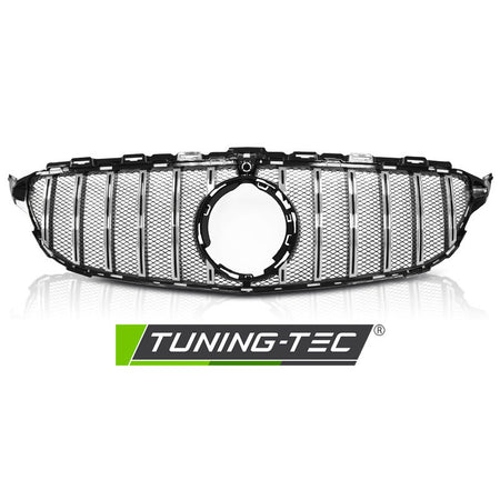 Griglia Sport Nero Cromato per Mercedes W205 (anni 18-) Griglia Anteriore