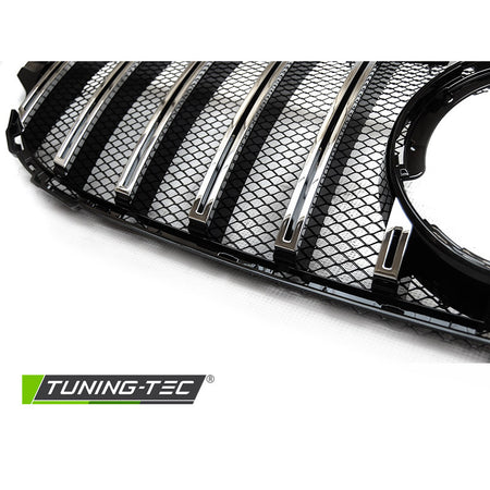 Griglia Sport Nero Cromato per Mercedes W205 (anni 18-) Griglia Anteriore