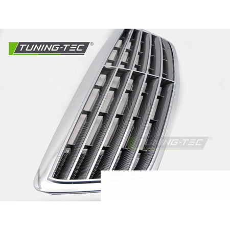 Griglia Cromato-Effetto Carbonio per Mercedes Classe S W220 (02-05) - Sportiva