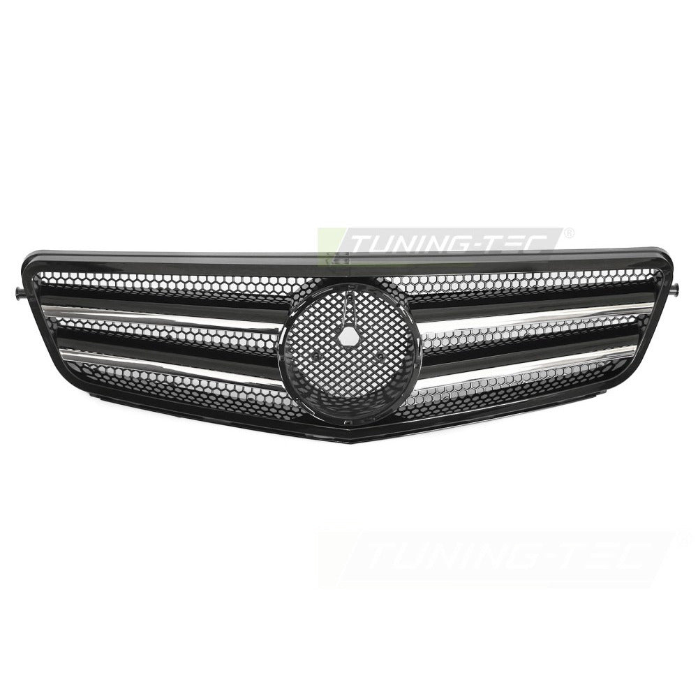 Griglia Sport Nero Cromato per Mercedes W204 (07-14) - Griglia Aerazione