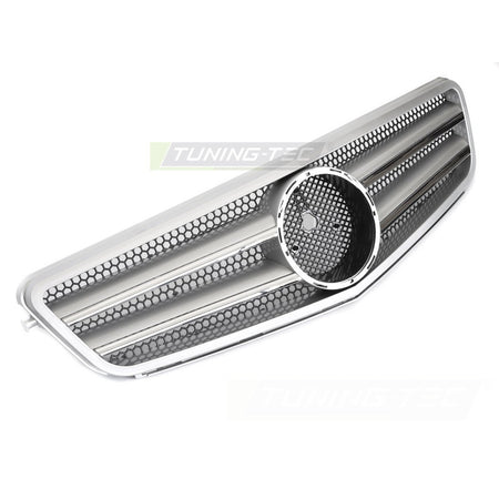 Griglia Sport Argento Cromato per Mercedes W204 (07-14) - Griglia Aerazione