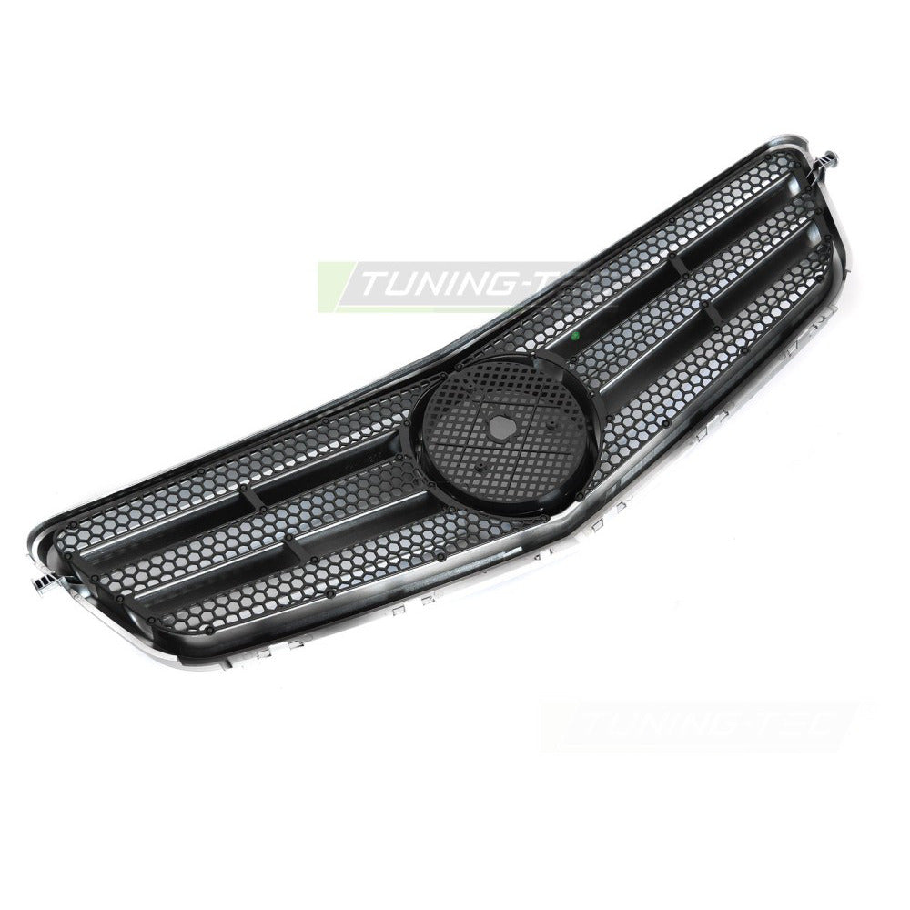 Griglia Sport Argento Cromato per Mercedes W204 (07-14) - Griglia Aerazione