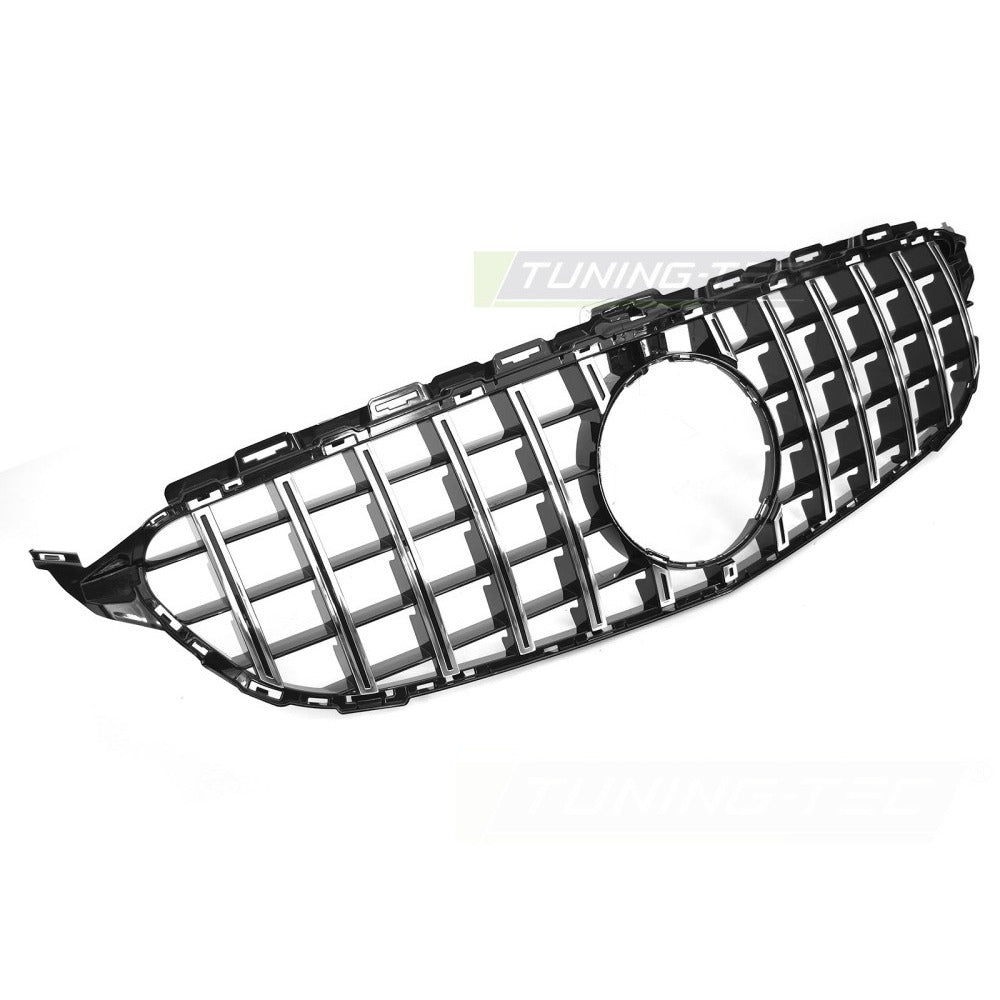 Griglia Sport Nero Cromato per Mercedes W205 (14-21) / S205 (14-21) / C205