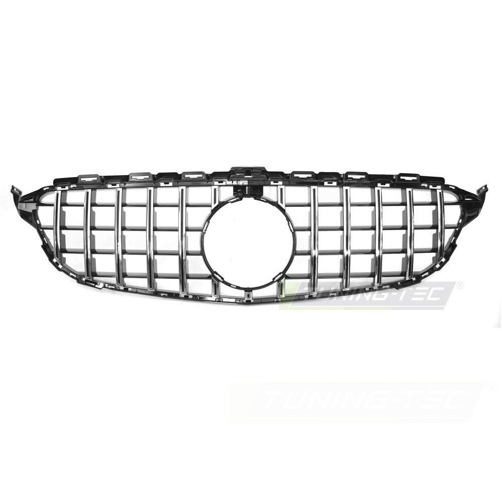 Griglia Sport Nero Cromato per Mercedes W205 (14-21) / S205 (14-21) / C205