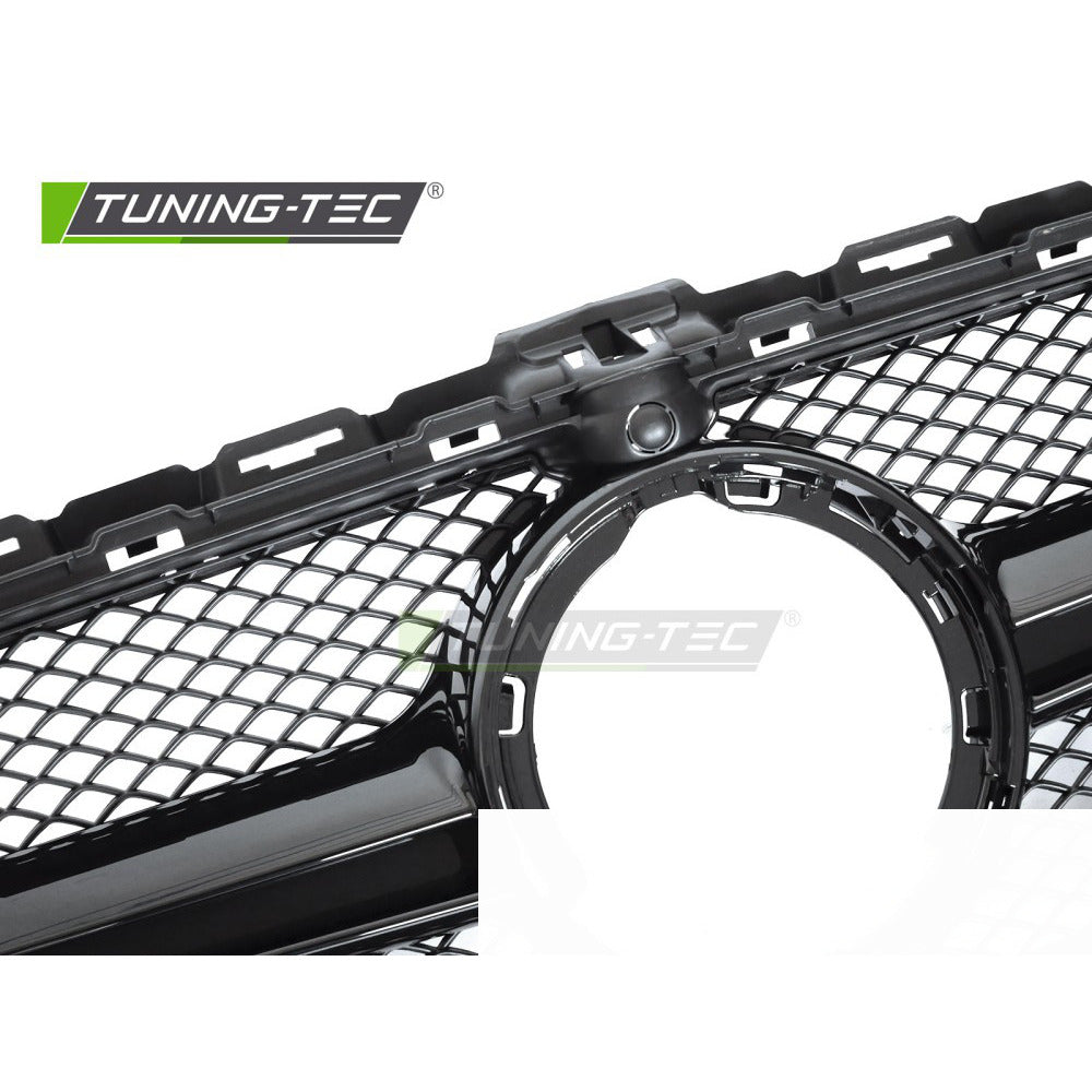 Griglia Nero Lucido con Camera Hole per Mercedes W205 (18-21) S205 C205 A205