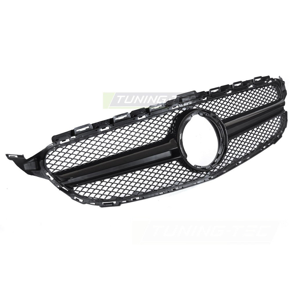 Griglia Nero Lucido per Mercedes W205 18-21 / S205 18-21 / C205 18-23