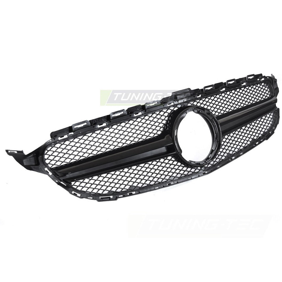 Griglia Nero Lucido per Mercedes W205 18-21 / S205 18-21 / C205 18-23