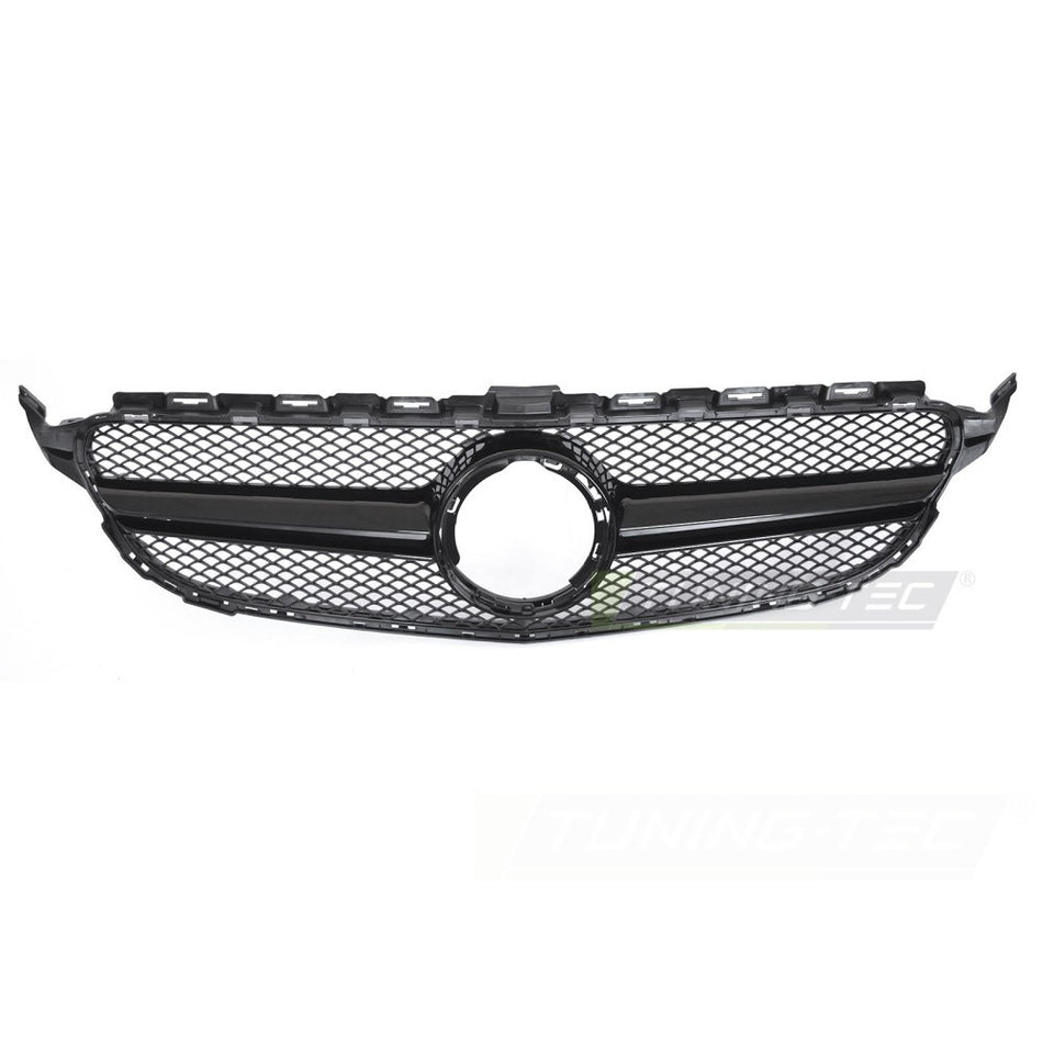 Griglia Nero Lucido per Mercedes W205 18-21 / S205 18-21 / C205 18-23