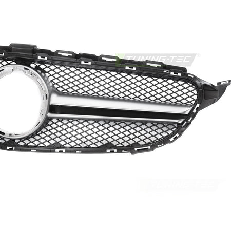 Griglia Nero Argento per Mercedes W205 18-21 / S205 18-21 / C205 18-23 / A205