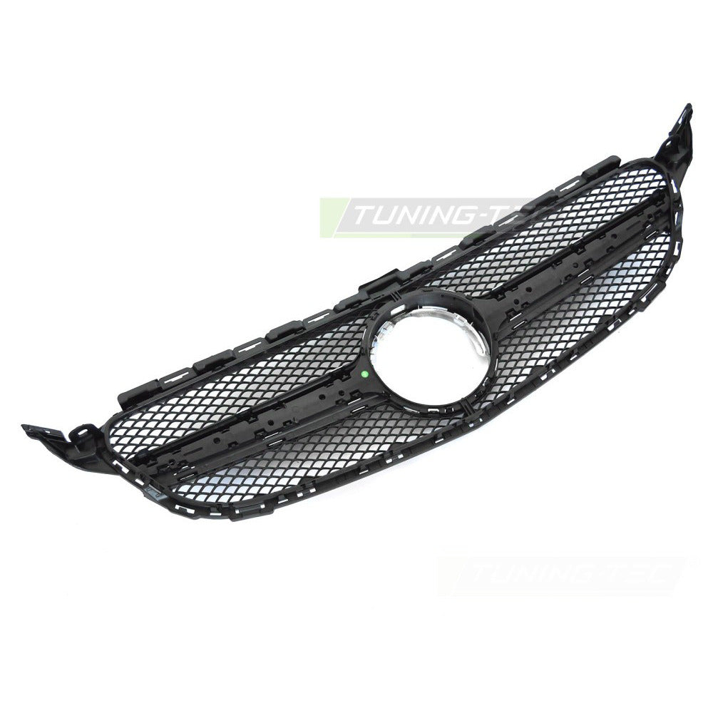 Griglia Nero Argento per Mercedes W205 18-21 / S205 18-21 / C205 18-23 / A205