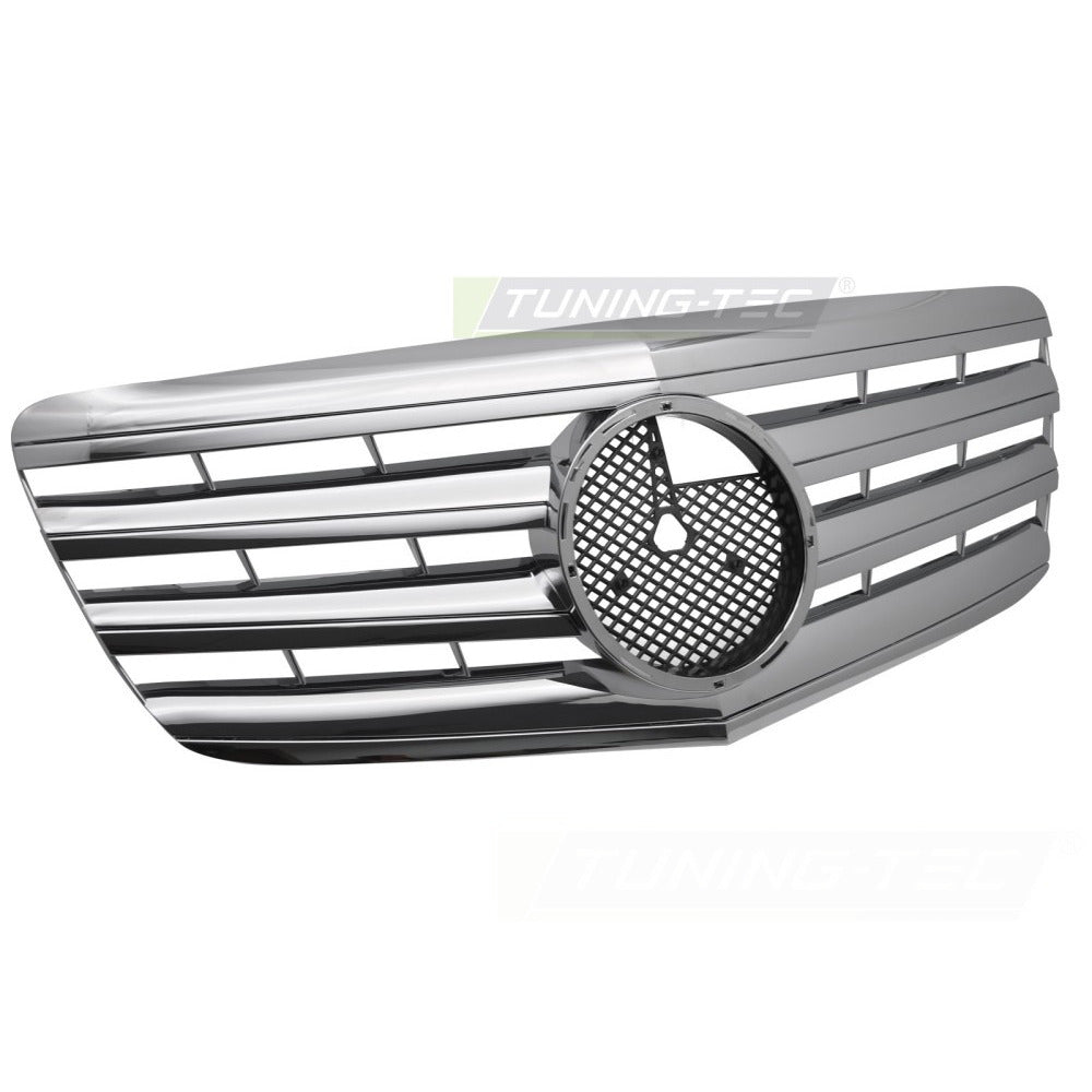 Griglia Sport Cromato per Mercedes W211 (06-09) - Griglia Anteriore Sportiva