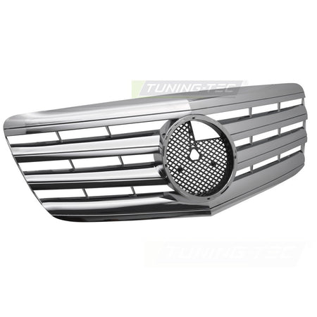 Griglia Sport Cromato per Mercedes W211 (06-09) - Griglia Anteriore Sportiva