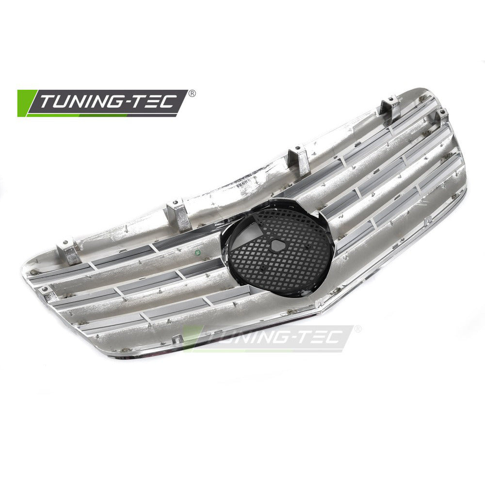 Griglia Sport Cromato per Mercedes W211 (06-09) - Griglia Anteriore Sportiva