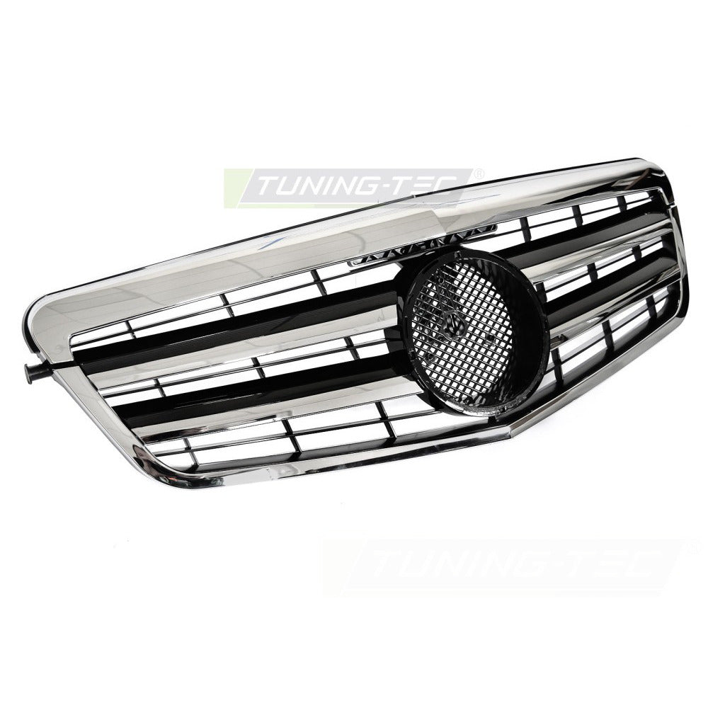Griglia Sport Nero Cromato per Mercedes W212/S212 (09-13) - Griglia Anteriore