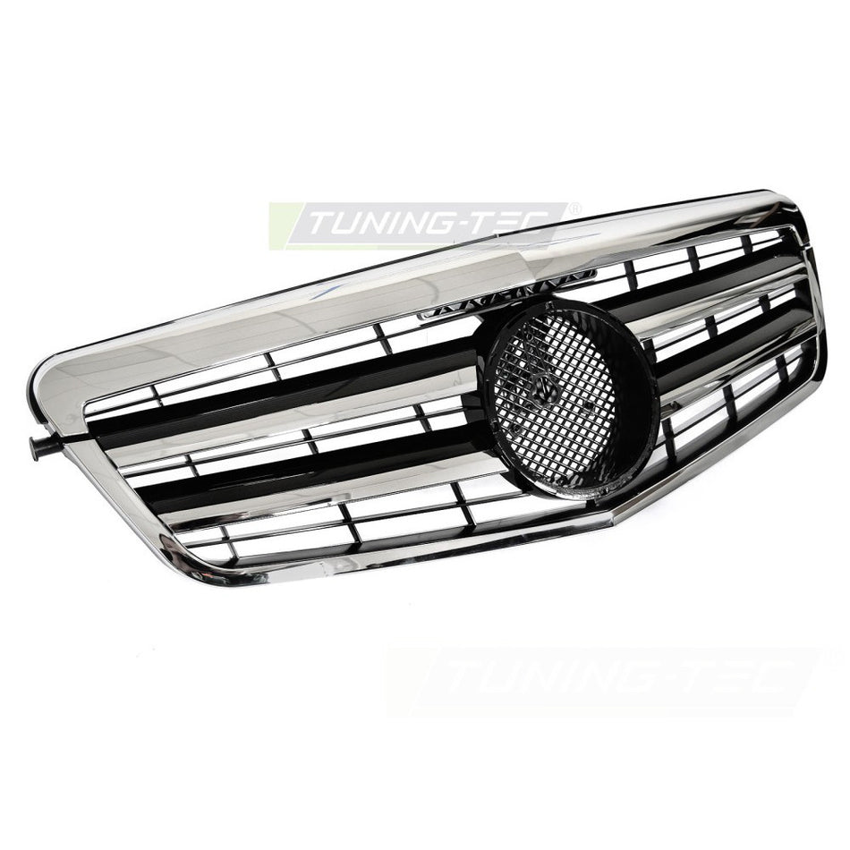 Griglia Sport Nero Cromato per Mercedes W212/S212 (09-13) - Griglia Anteriore