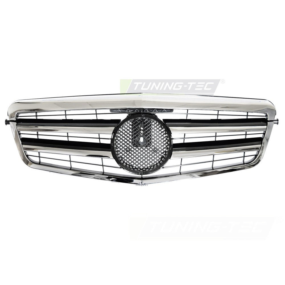 Griglia Sport Nero Cromato per Mercedes W212/S212 (09-13) - Griglia Anteriore