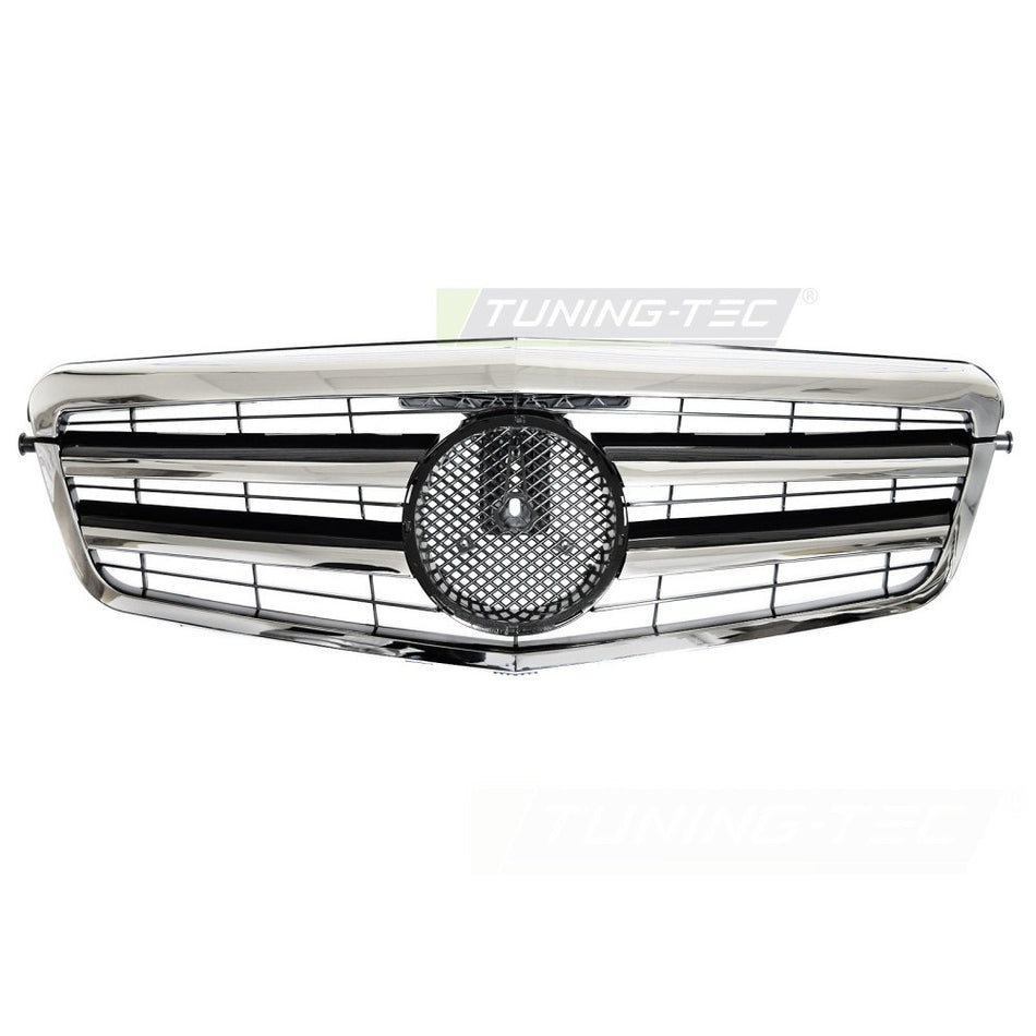 Griglia Sport Nero Cromato per Mercedes W212/S212 (09-13) - Griglia Anteriore