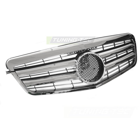 Griglia Sport Cromato per Mercedes W212 (09-13) - Griglia Anteriore Sportiva