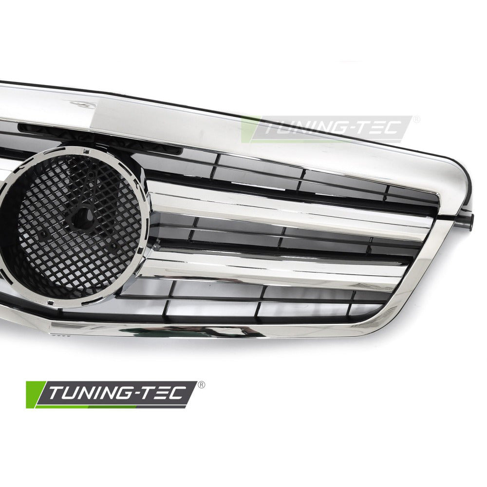Griglia Sport Cromato per Mercedes W212 (09-13) - Griglia Anteriore Sportiva
