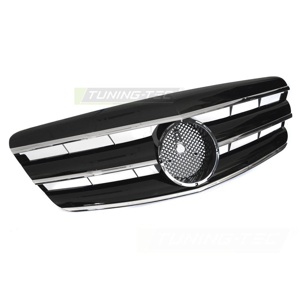 Griglia Sport Nero Cromato per Mercedes W221 (2005-2009) - Griglia Anteriore