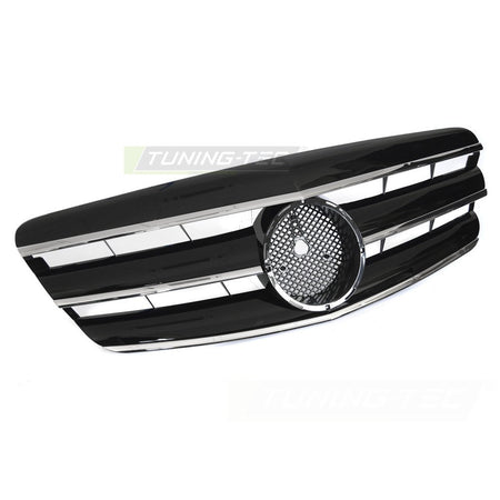 Griglia Sport Nero Cromato per Mercedes W221 (2005-2009) - Griglia Anteriore