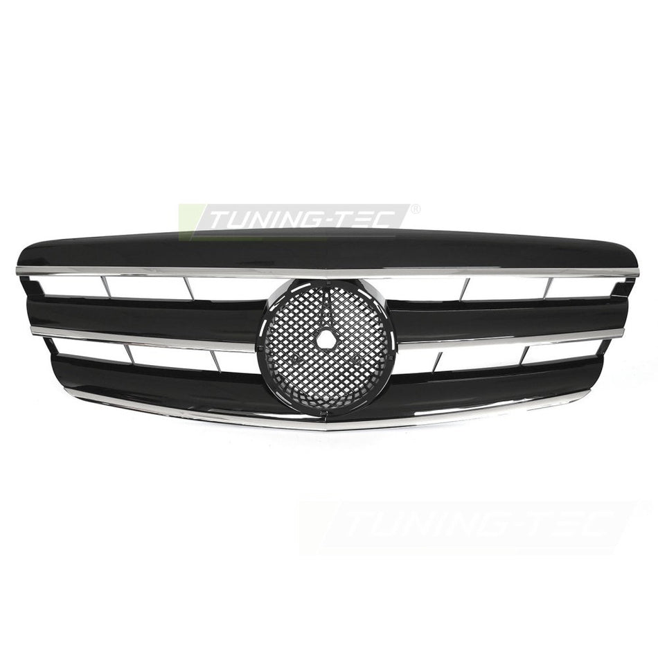 Griglia Sport Nero Cromato per Mercedes W221 (2005-2009) - Griglia Anteriore
