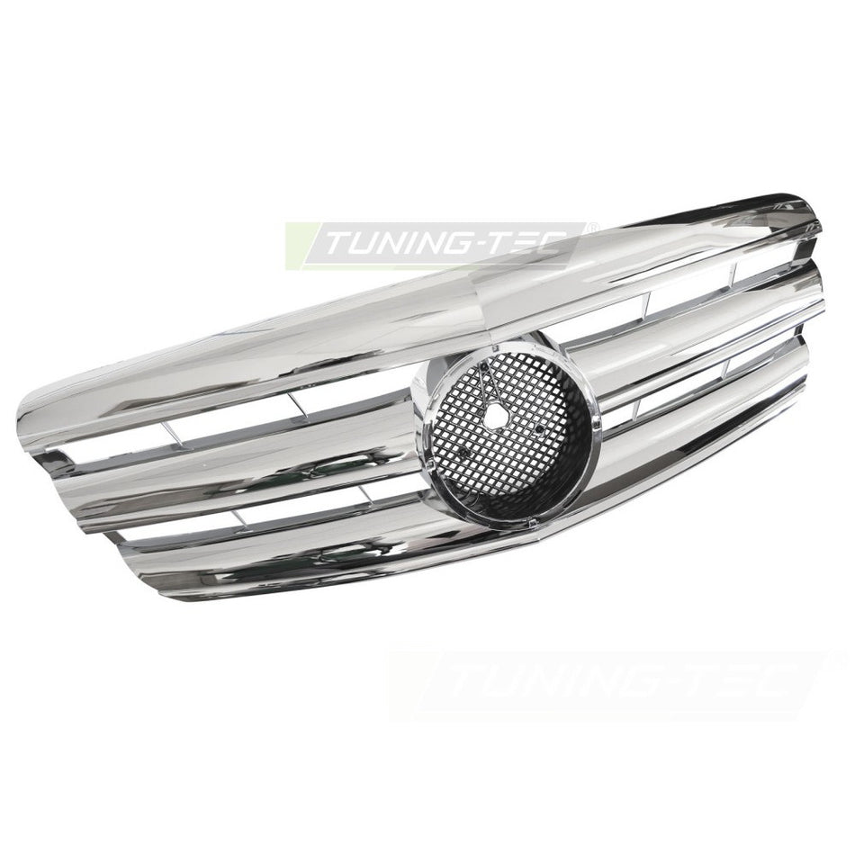 Griglia Sport Cromato per Mercedes W221 (2005-2009) - Griglia Anteriore Sportiva