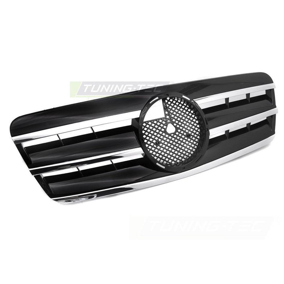Griglia Sport Nero Cromato per Mercedes-Benz CLK W208 (1996-2002)