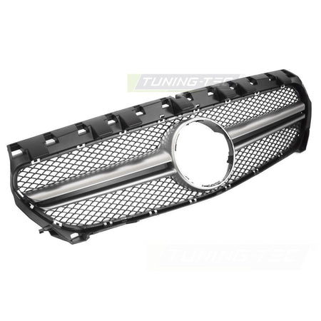 Griglia Nero Argento per Mercedes CLA W117 (2013-2019) - Griglia Sportiva
