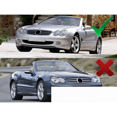 Griglia Sport Cromato per Mercedes SL R230 (2001-2006) - Griglia Anteriore