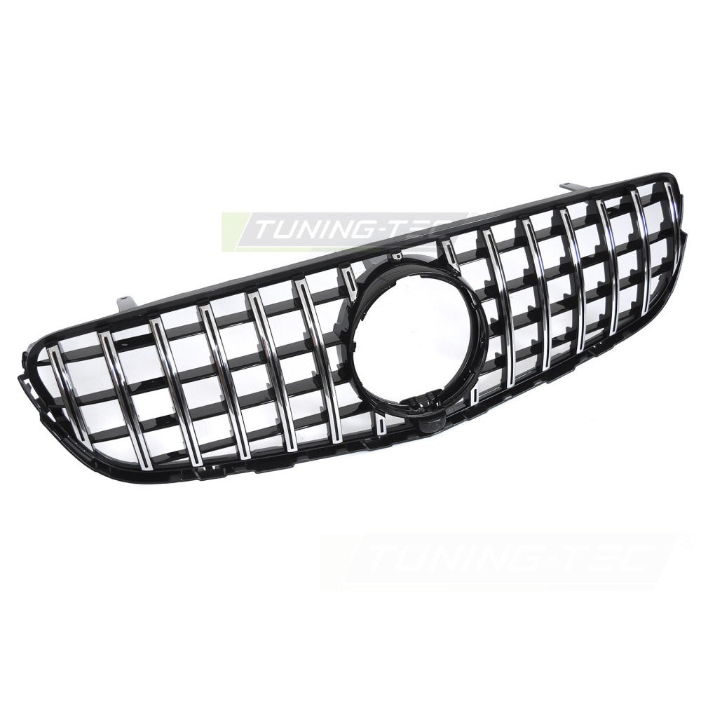 Griglia Sport Nero Cromato con Camera Hole per Mercedes GLC W253 (15-18)