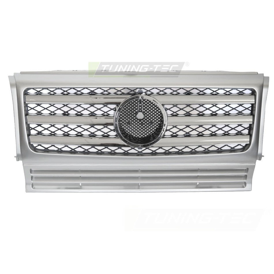 Griglia Sport Argento Cromato per Mercedes W463 (90-12)