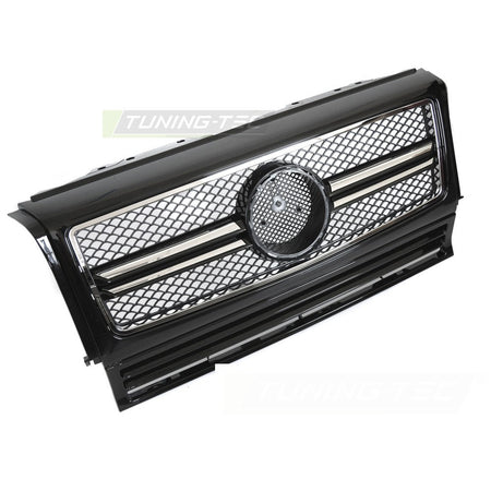 Griglia Sport Nero Cromato per Mercedes W463 (90-12) - Griglia Sportiva