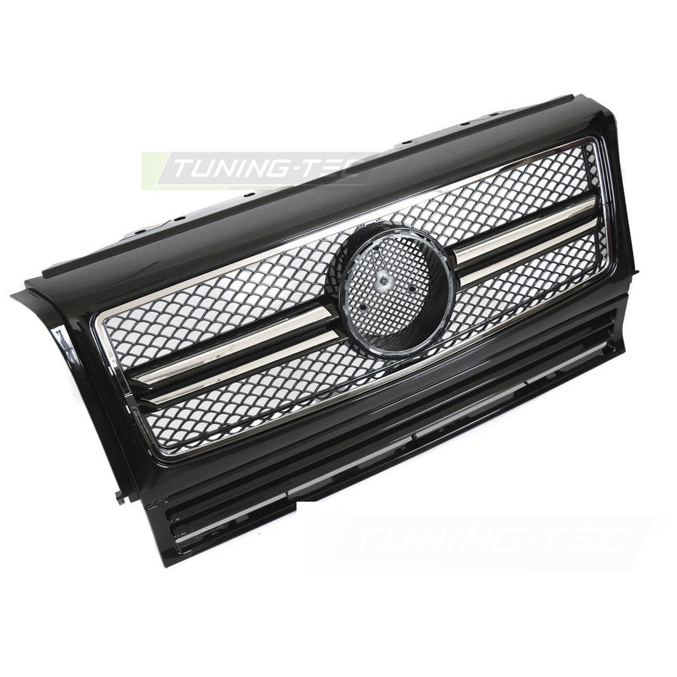 Griglia Sport Nero Cromato per Mercedes W463 (90-12) - Griglia Sportiva