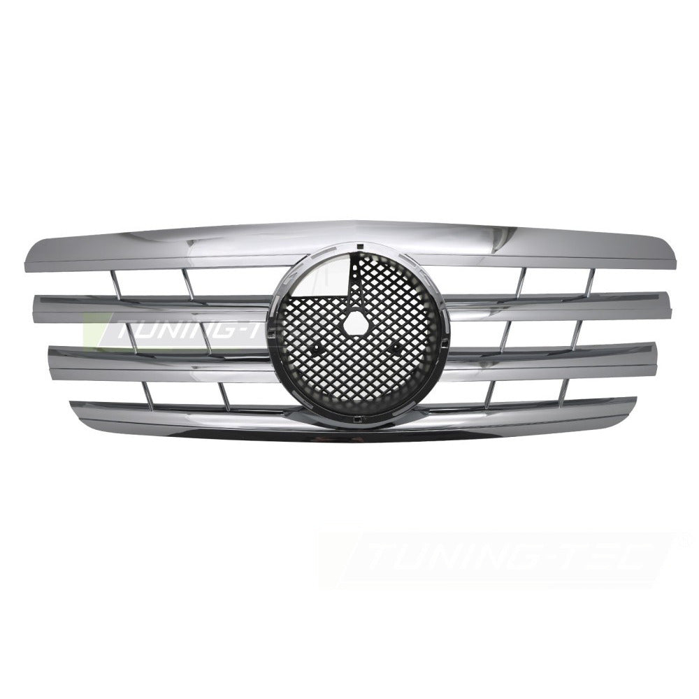 Griglia Sport Cromato per Mercedes W210 (99-02) S210 (99-03) Finitura Cromo