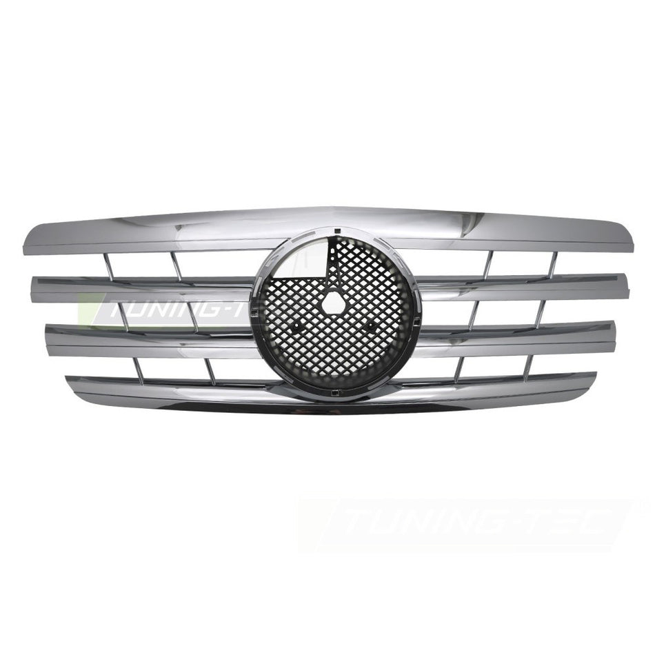Griglia Sport Cromato per Mercedes W210 (99-02) S210 (99-03) Finitura Cromo