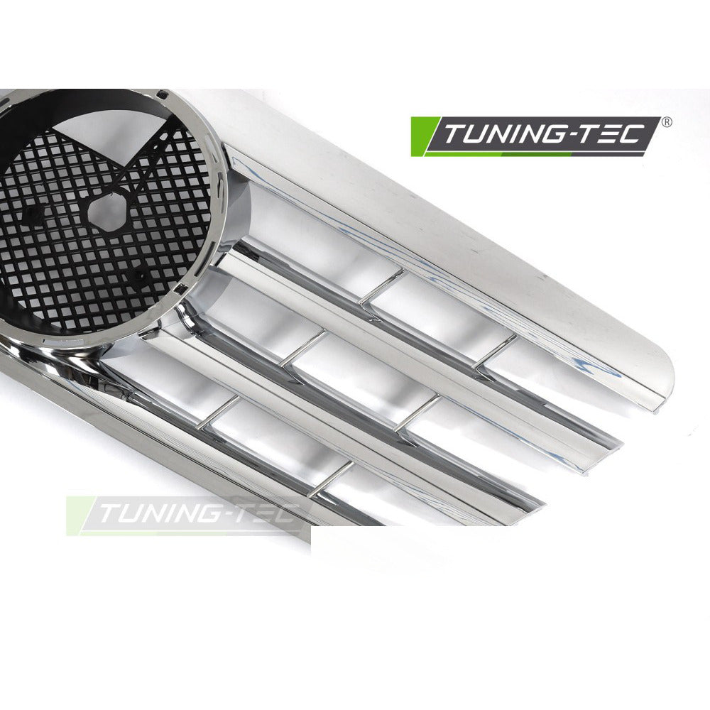 Griglia Sport Cromato per Mercedes W210 (99-02) S210 (99-03) Finitura Cromo