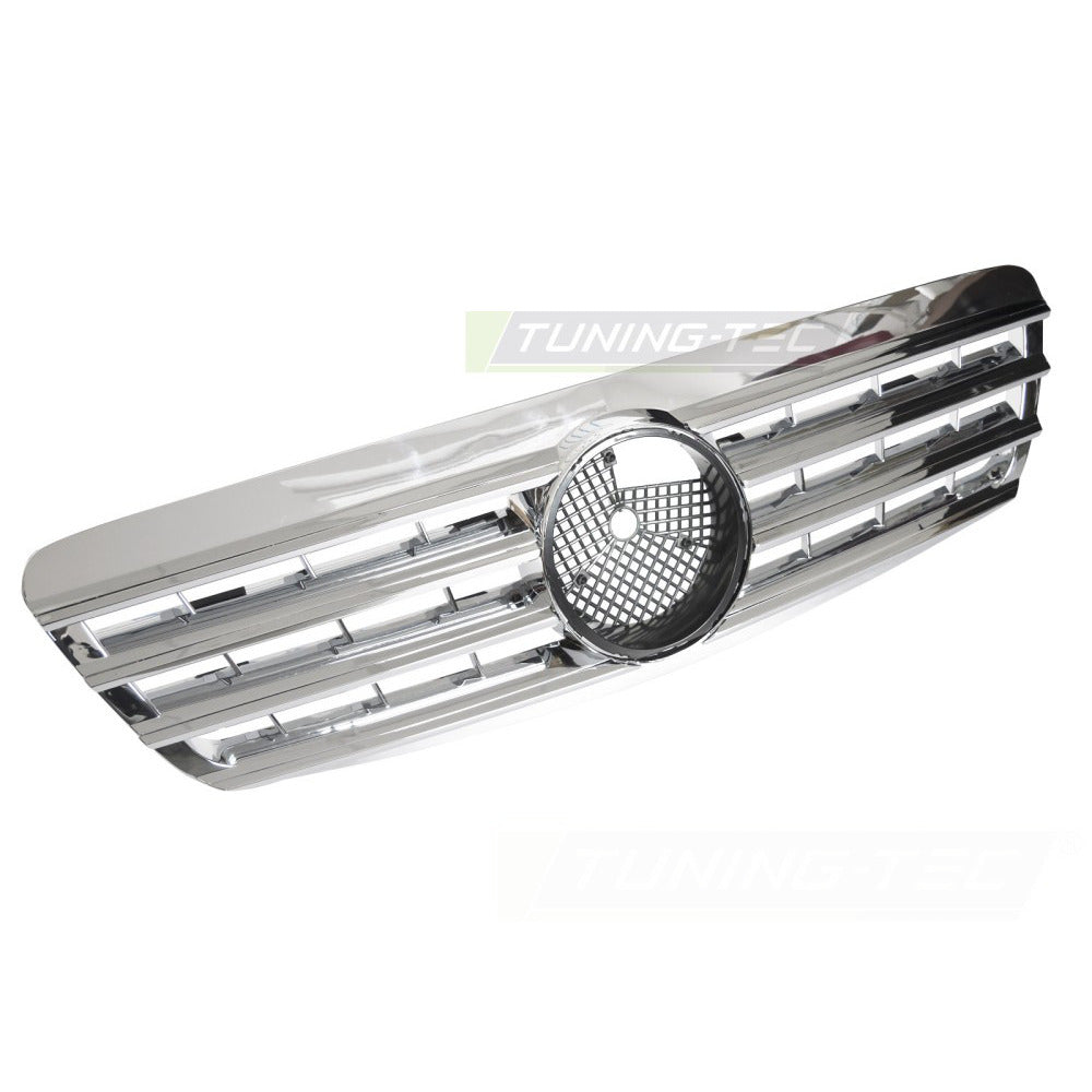 Griglia Sport Cromato per Mercedes W220 (1998-2002) - Griglia Anteriore Sportiva
