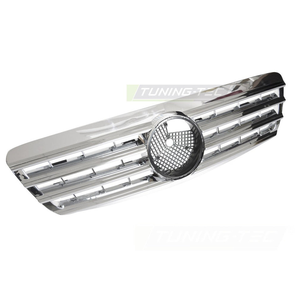 Griglia Sport Cromato per Mercedes W220 (1998-2002) - Griglia Anteriore Sportiva