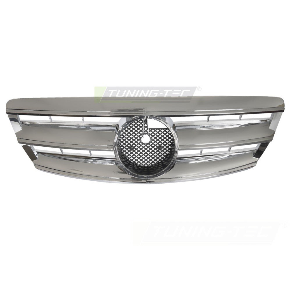Griglia Sport Cromato per Mercedes W220 (2002-2005) - Griglia Anteriore Sportiva