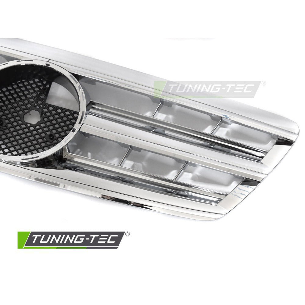 Griglia Sport Cromato per Mercedes W220 (2002-2005) - Griglia Anteriore Sportiva