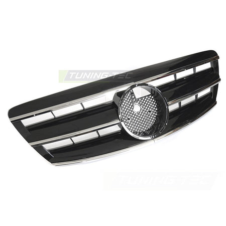 Griglia Sport Cromato Nero per Mercedes W220 (2002-2005) - Griglia Anteriore