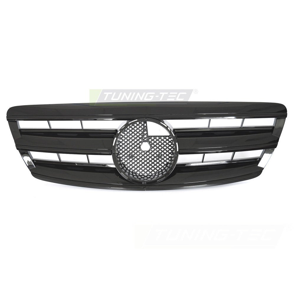 Griglia Sport Nero Lucido per Mercedes W220 (2002-2005) - Griglia Anteriore