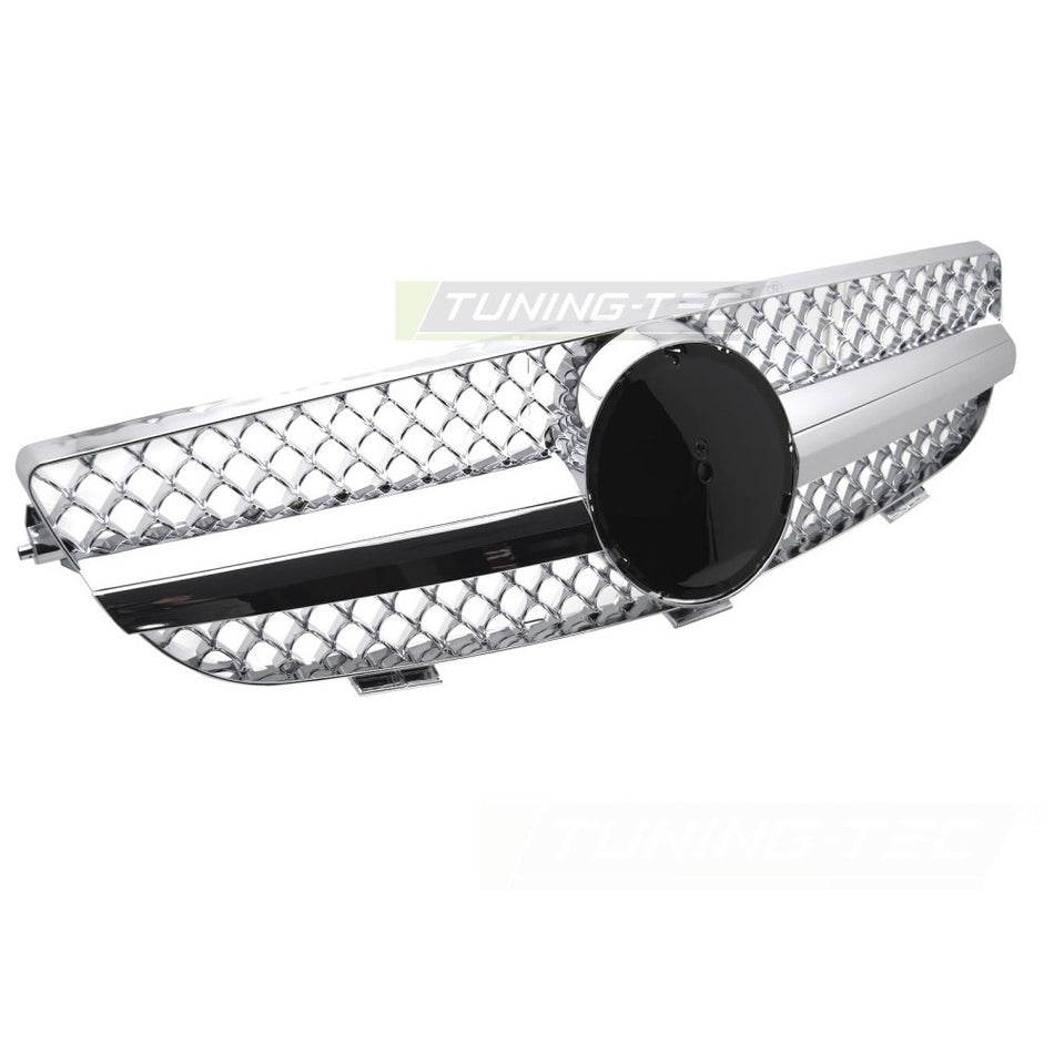 Griglia Sport Cromato per Mercedes-Benz CLK W209 (2003-2010) - Griglia Anteriore