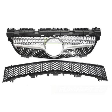 Griglia Diamond Argento Cromato per Mercedes SLK R172 (2011-2015)