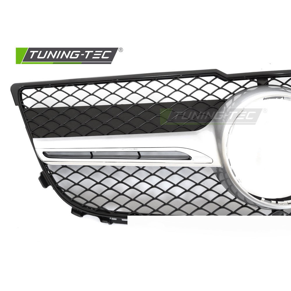 Griglia Sport Argento Cromato per Mercedes GLK X204 (2013-2015) - Finitura Cromo