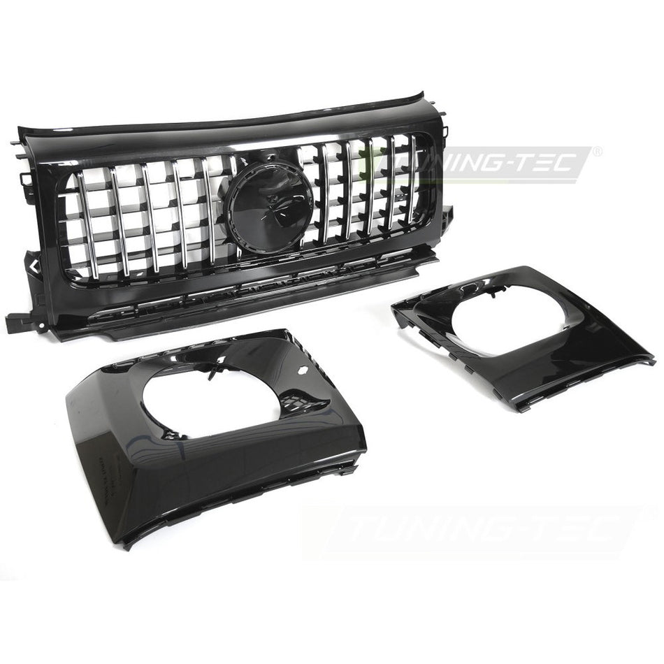 Griglia Sport Nero Cromato per Mercedes Classe G W464 (anni 2018-2024)