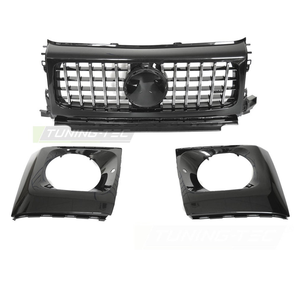 Griglia Sport Nero Cromato per Mercedes Classe G W464 (anni 2018-2024)