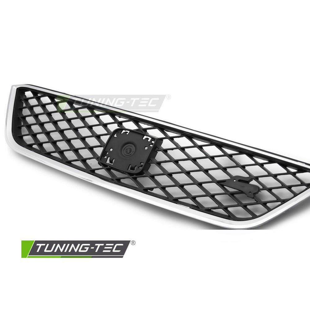 Griglia Sport Style Argento Nero per Seat Ibiza IV (6J) 12-17